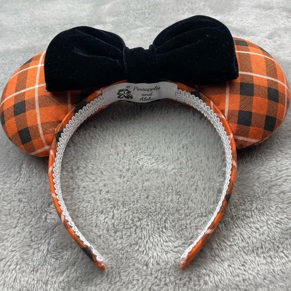 Disney Pineapples and Aloha Minnie Ears Custom Made Headband Adult Size - Picture 2 of 7